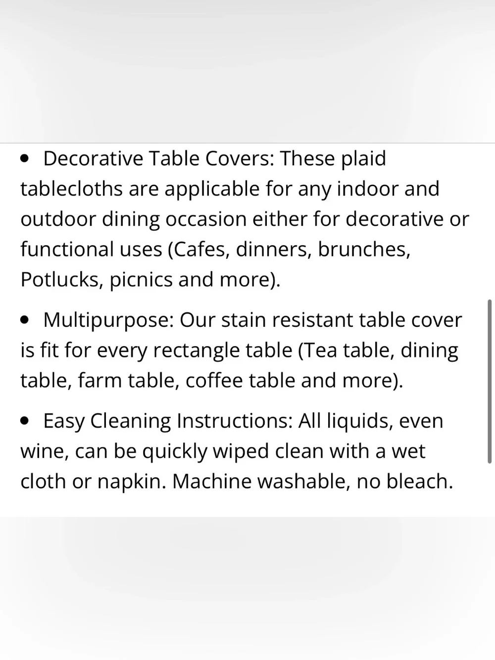 Gingham Tablecloth Waterproof Wrinkle-Resistant Rectangular 60x102” YELLOW